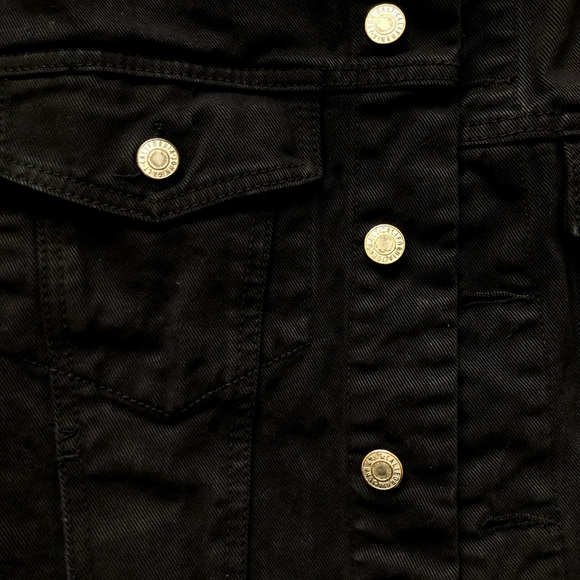 john galt black denim jacket